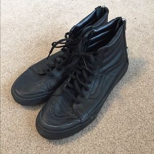 Vans SK8 Hi Slim Zip Perf Leather